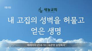  내 고집의 성벽을 허물고 얻은 생명 (260906)