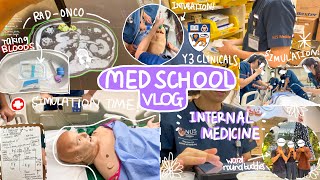 med school vlog 🚑 life of a NUS medical student (INTERNAL MEDICINE posting) 🫀