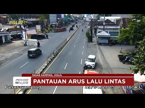 PRESISI UPDATE: NTMC POLRI - PANTAUAN ARUS LALU LINTAS 25/04/25 (13.00)