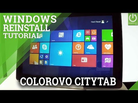 Reinstall Windows in COLOROVO CityTab Supreme - Reset Settings