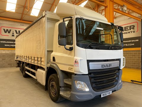 New In Stocklist For Sale: DAF CF290 *EURO 6* 6X2 26 TONNE CURTAINSIDER - 2016 - MX16 FAK