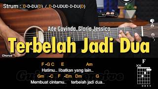 Download lagu Terbelah Jadi Dua - Ade Govinda, Gloria Jessica | Tutorial Chord Gitar Mudah dan Lirik mp3