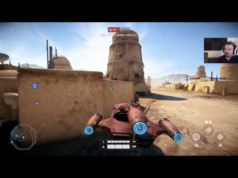 Star Wars Battlefront II Launch MP pt31 - Landspeeder  Hijinks