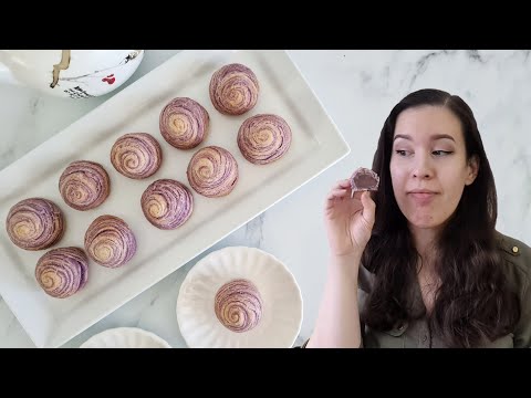 Flakier Than A First Date! How To Make Make Teochew Flaky Taro Mooncakes Recipe