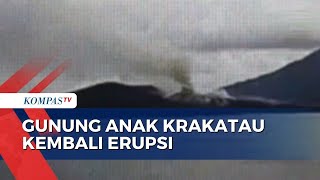 Download lagu Gunung Anak Krakatau Kembali Erupsi mp3