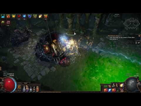 [3.6] Path of Exile Constrictor fight.Divine ire inquisitor Disintegrator 6 charges.