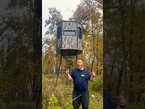 Orion Deer Blind! Brand New Camo Deer Blind #deercamp #deerhunting #whitetaildeer #deerblind