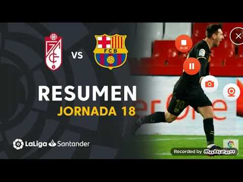 Granada vs Barcelona {0-4} Resumen - Goles |Jornada 20| La Liga
