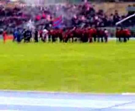 COSENZA VS SIBILLA 2-0 (INGRESSO IN CAMPO DELLE 2 SQUADRE)