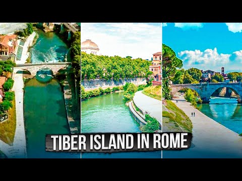 Tiber island in Rome