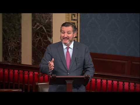 Sen. Cruz Delivers Remarks on Senate Floor to Honor Lives Lost at Santa Fe H.S.