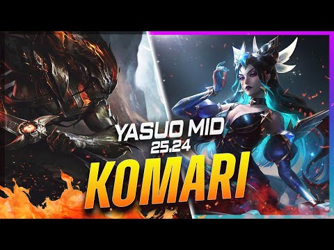 Komari - Yasuo vs Syndra MID Patch 25.24 - Grandmaster Yasuo Gameplay
