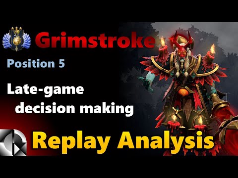 Replay Analysis: Grimstroke 5 Support - Divine 3 | Dota 2 7.28a