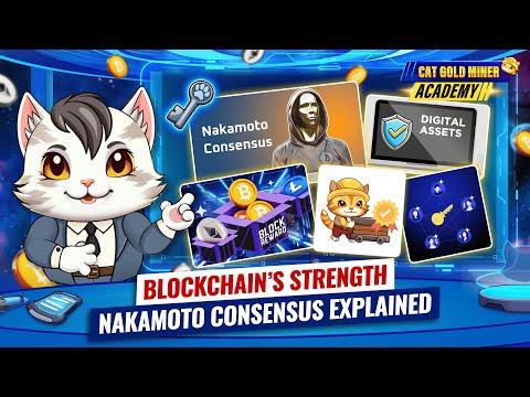 Blockchain’s Strength: Nakamoto Consensus Explained ⚡️CAT GOLD MINER ACADEMY