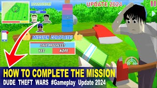 HOW TO UNLOCK CHAD WITH COMPLETE THE MISSION Gameplay New Upadate 2024 | Dude Theft Wars