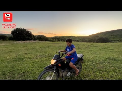 COWBOY LEVY LEARNED TO RIDE A MOTORCYCLE