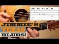 Jimmie's Texas Blues | BLUEGRASS Guitar Lesson with TAB