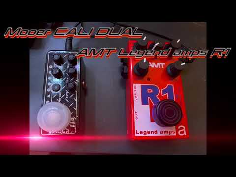 MOOER CALI DUAL and AMT LEGEND AMPS R1
