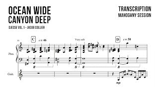Jacob Collier ft. MARO - Ocean Wide, Canyon Deep (Transcription)