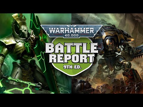 Necrons vs Imperial Knights Warhammer 40k Battle Report Ep 61