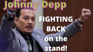 Johnny Depp being sassy, funny & FIGHTING BACK on the stand! 👏