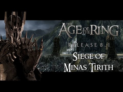 Age of the Ring 8.1 The Siege of Minas Tirith by Mordor and Rhun BFME II #letsplay #gameplay