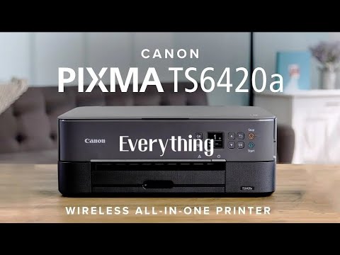 Canon PIXMA TS6420a All-in-One Wireless Inkjet Printer [Print, Copy, Scan], Works with Alexa video review thumbnail