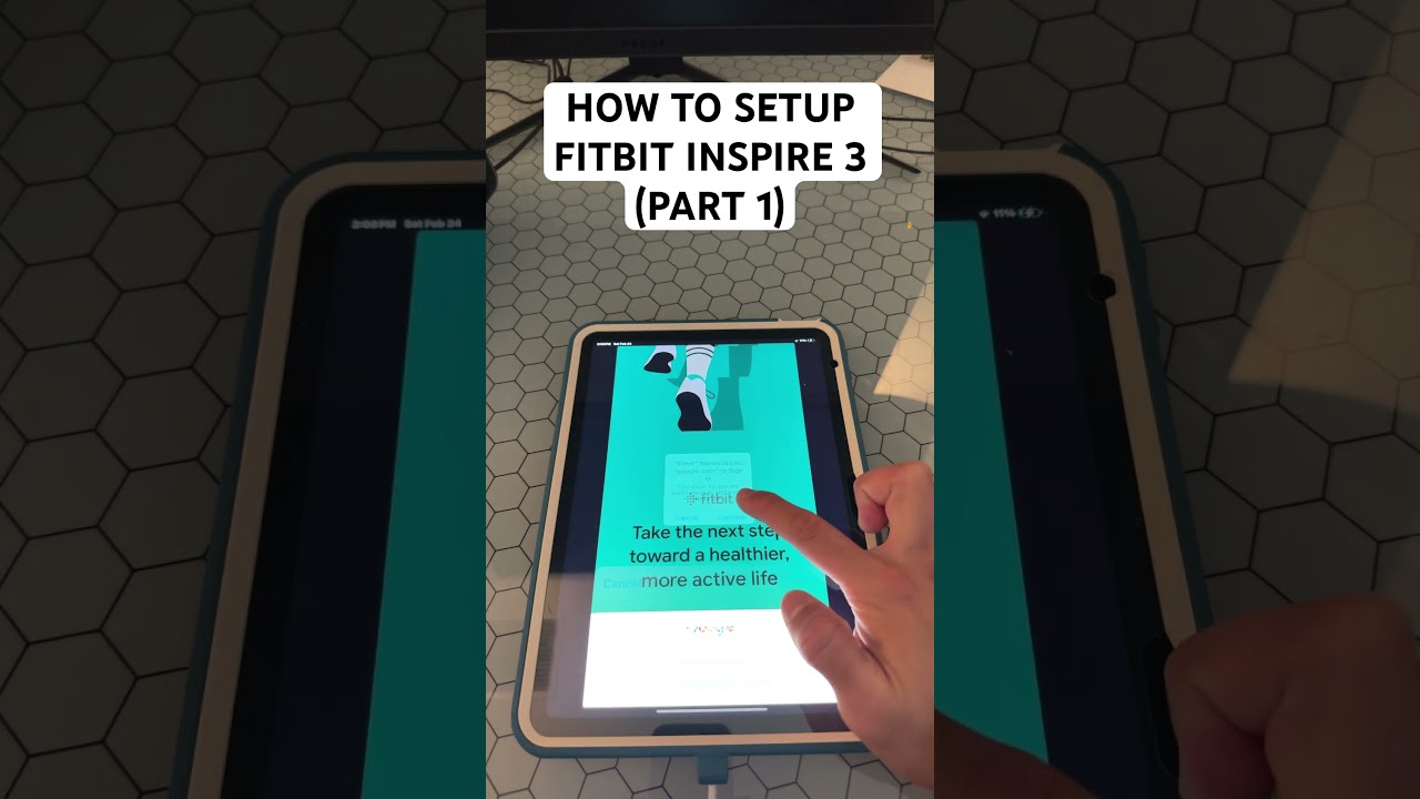 How to setup and connect Fitbit Inspire 3 (Part 1)