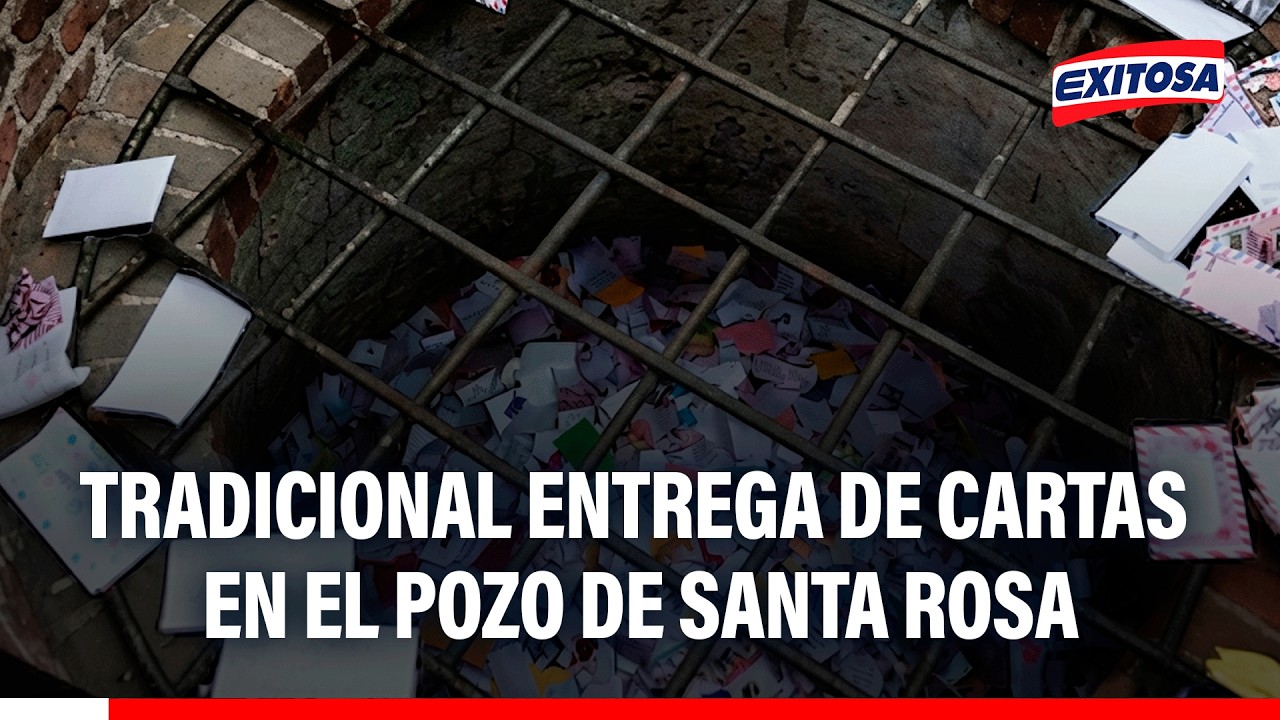 🔴🔵 Cientos de personas llegan hasta el pozo de los deseos del Santuario de Santa Rosa