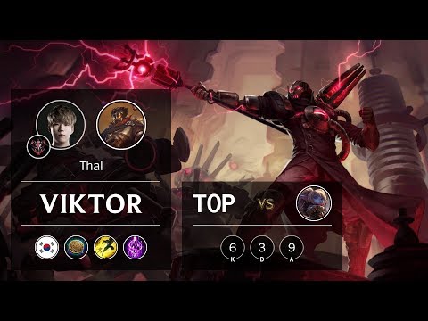 Viktor Top vs Poppy - KR Grandmaster Patch 9.14