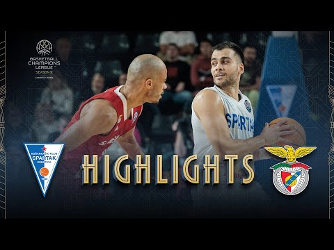 KK Spartak Office Shoes v SL Benfica | Highlights | #BasketballCL 2025-26