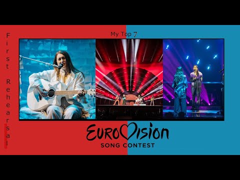 My top 8 - Day 2 Semi Final 1 rehearsal - ESC 2022