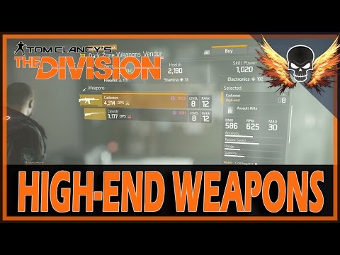 How to Find and Buy Caduceus and Cassidy in The Division Beta High end Weapons