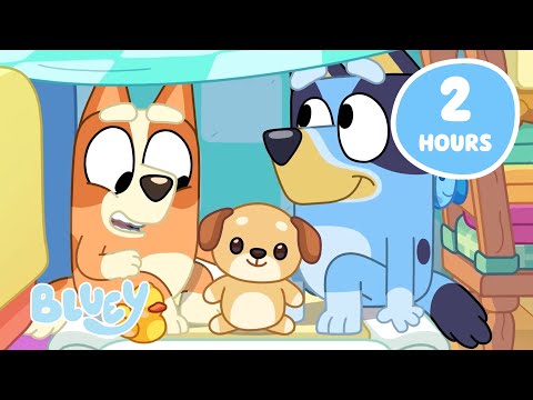 2 HOURS of Amazing Bluey Playtime 💙 | Games with Friends | Bluey