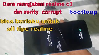 realme dm verity corruption || 100% Working Method without pc || DM-Verity Corruption Error Fix  ||