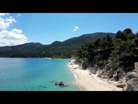 Fava Beach, Sithonia, Halkidiki 🇬🇷 GREECE. Europe's best beaches.