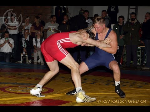 80kg Gr  röm  Johannes Schmiege, KSC Motor Jena gegen Felix Schmotz blaues Trikot, RSV Rotation Grei