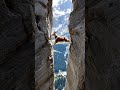 Epic Mountain Goat Leap: Nature's Daredevil in Action!