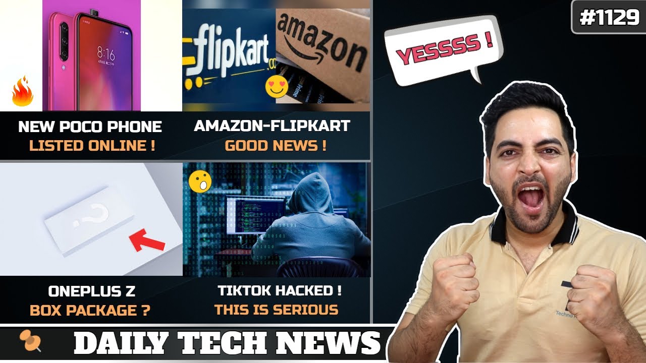 Amazon-Flipkart Delivery Started,Oneplus Z Launch,New Poco Phone Coming,Tiktok Hacked,OPPO 192MP