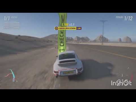 Corrida Golias com Porsche 911 Carrera - Dano simulação 