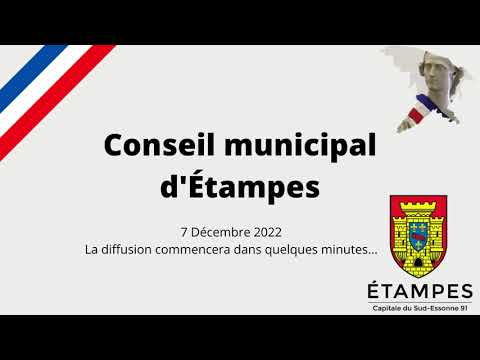 Conseil Municipal - 7 décembre 2022
