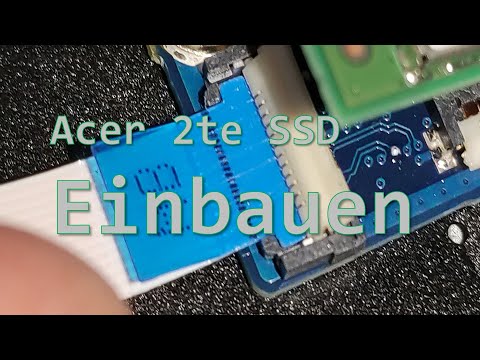 Acer Aspire 5 A515 zweite SSD einbauen Deutsch Kurzanleitung