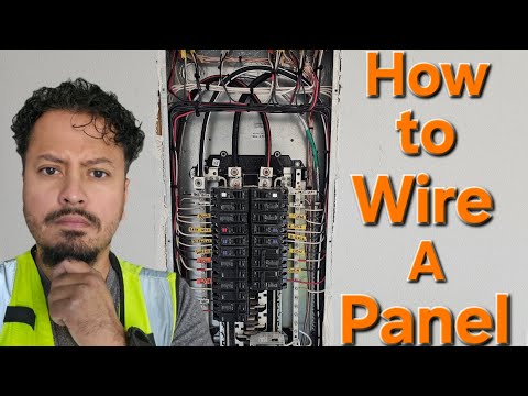 How to wire an Electrical Panel (Step-By-Step for beginners) | Wired By Chris