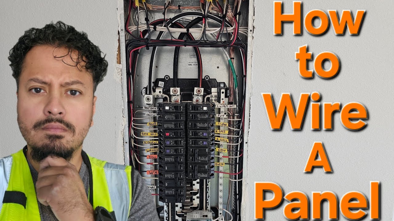 How to wire an Electrical Panel (Step-By-Step for beginners) | Wired By Chris