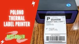 Polono Thermal Label Printer Review & Instructions | How to use Label Printer Polono