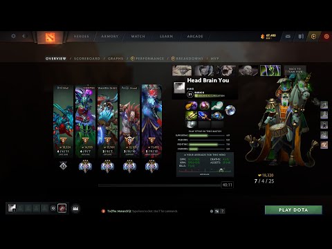 Gameplay Rubick as Hard Support - Dota 2