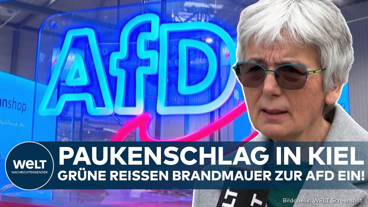 DEUTSCHLAND: Brandmauer ist gefallen! Grünen-Antrag erhält Mehrheit durch AfD in Kiel