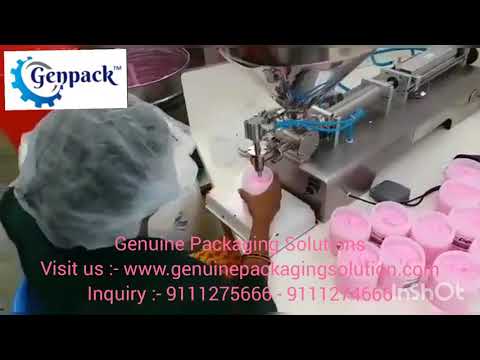 cream filling machine Lotion Filling machine// Pneumatic Paste Filling Machine