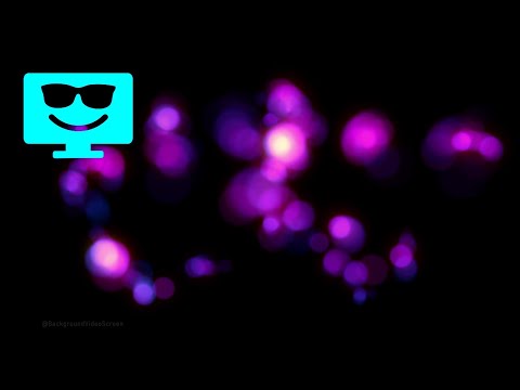 Bildschirmschoner 4K 12 Stunden 🟣 Bunter Bokeh (kein Ton) Hintergrund