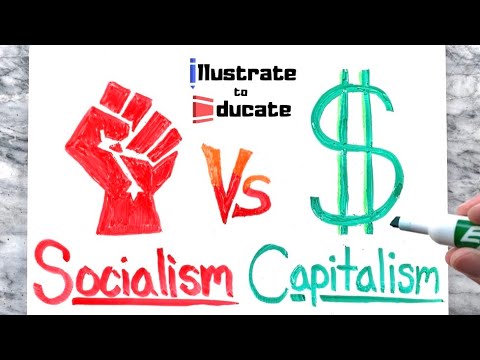 What are the major differences between socialism and capitalism?